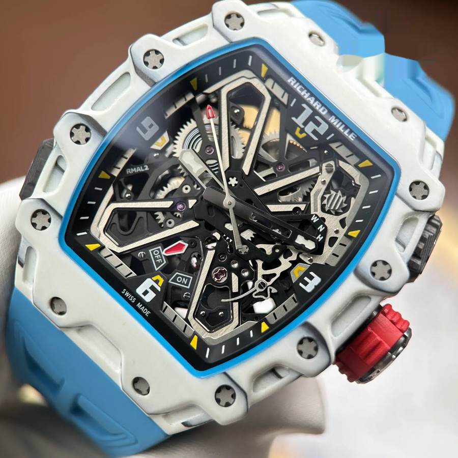 Orologio replica: Richard Mille RM 35-03 Rafael Nadal, bianco, Quartz TPT 43,2 mm X 50 mm — impeccabile – Foto 4