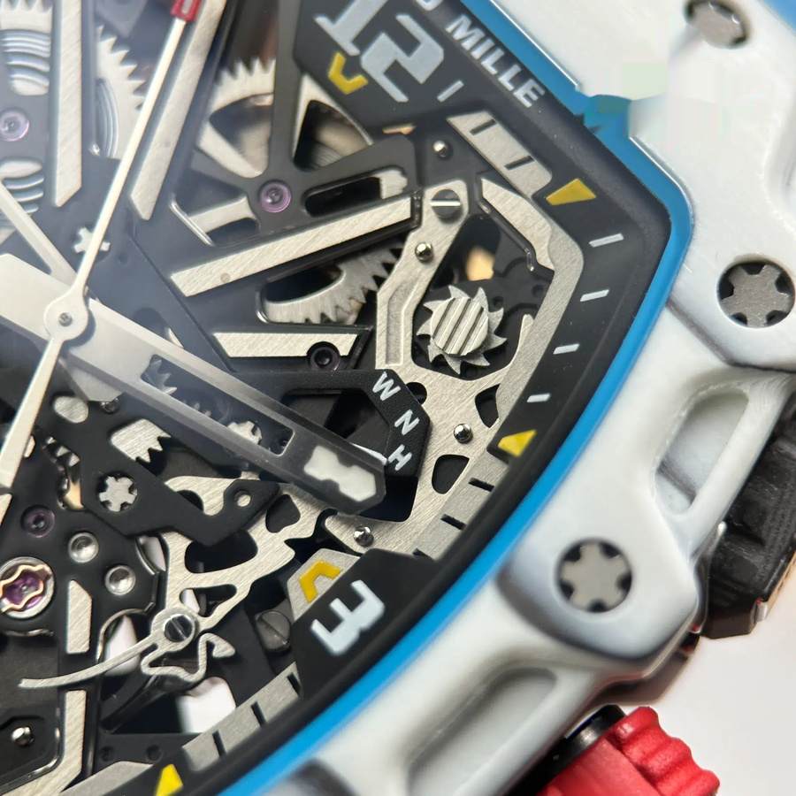 Orologio replica: Richard Mille RM 35-03 Rafael Nadal, bianco, Quartz TPT 43,2 mm X 50 mm — impeccabile – Foto 6