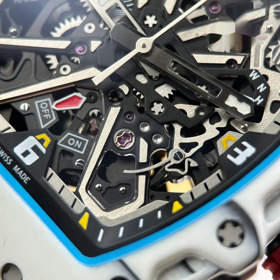 Orologio replica: Richard Mille RM 35-03 Rafael Nadal, bianco, Quartz TPT 43,2 mm X 50 mm — impeccabile – Foto 7