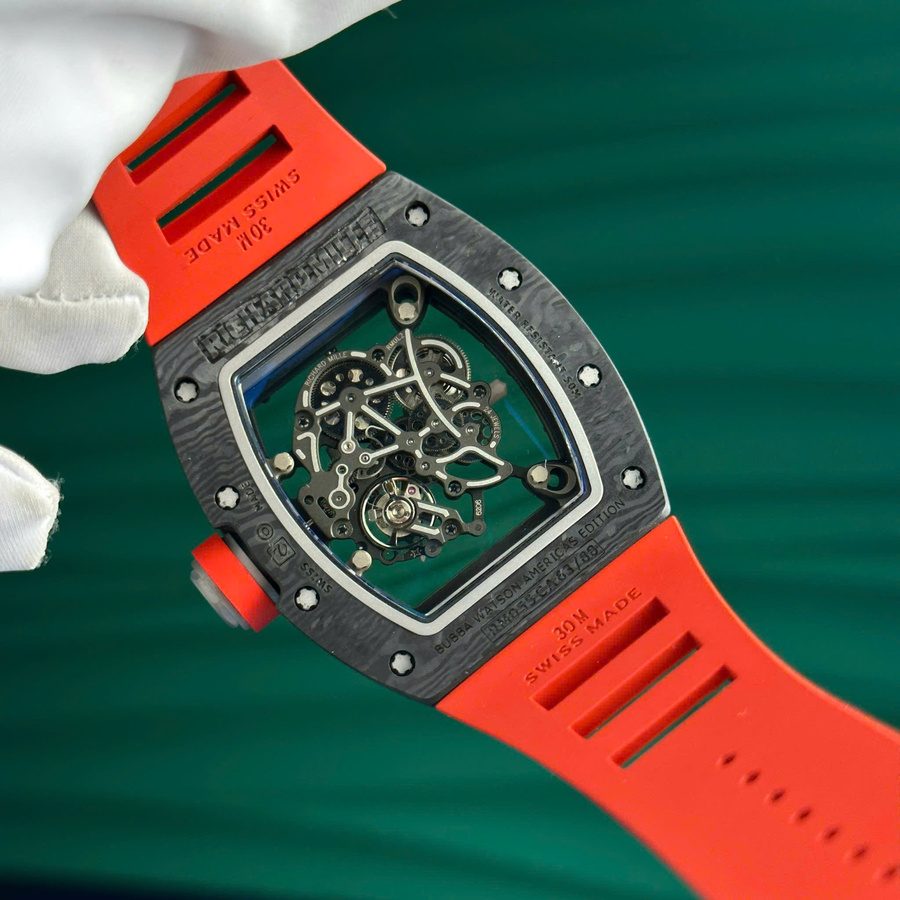 Orologio replica: Richard Mille RM 055 Bubba Watson, scuro, fibra di carbonio, 42.7 X 49,9 mm — irresistibile – Foto 8