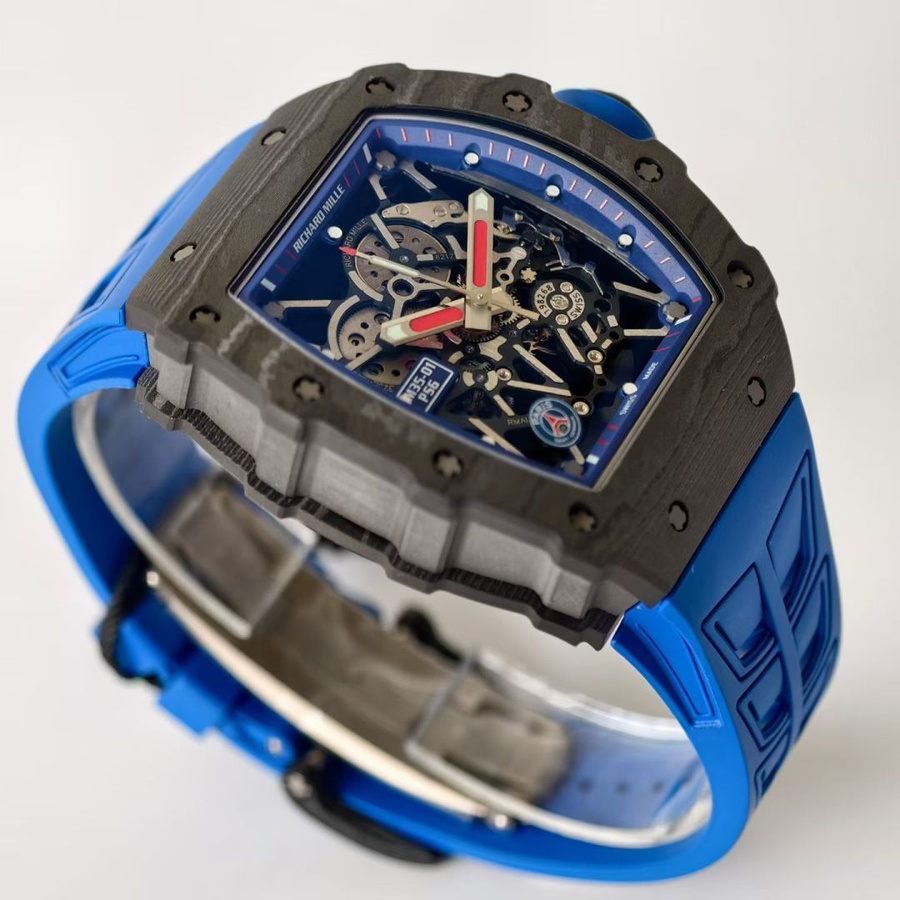 Orologio replica: Richard Mille RM 35-01, carbonio, Paris Saint-Germain PSG Special, edizione, ZF 49,94 mm X 44,5 mm — di qualità – Foto 3