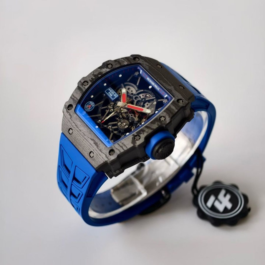 Orologio replica: Richard Mille RM 35-01, carbonio, Paris Saint-Germain PSG Special, edizione, ZF 49,94 mm X 44,5 mm — di qualità – Foto 4