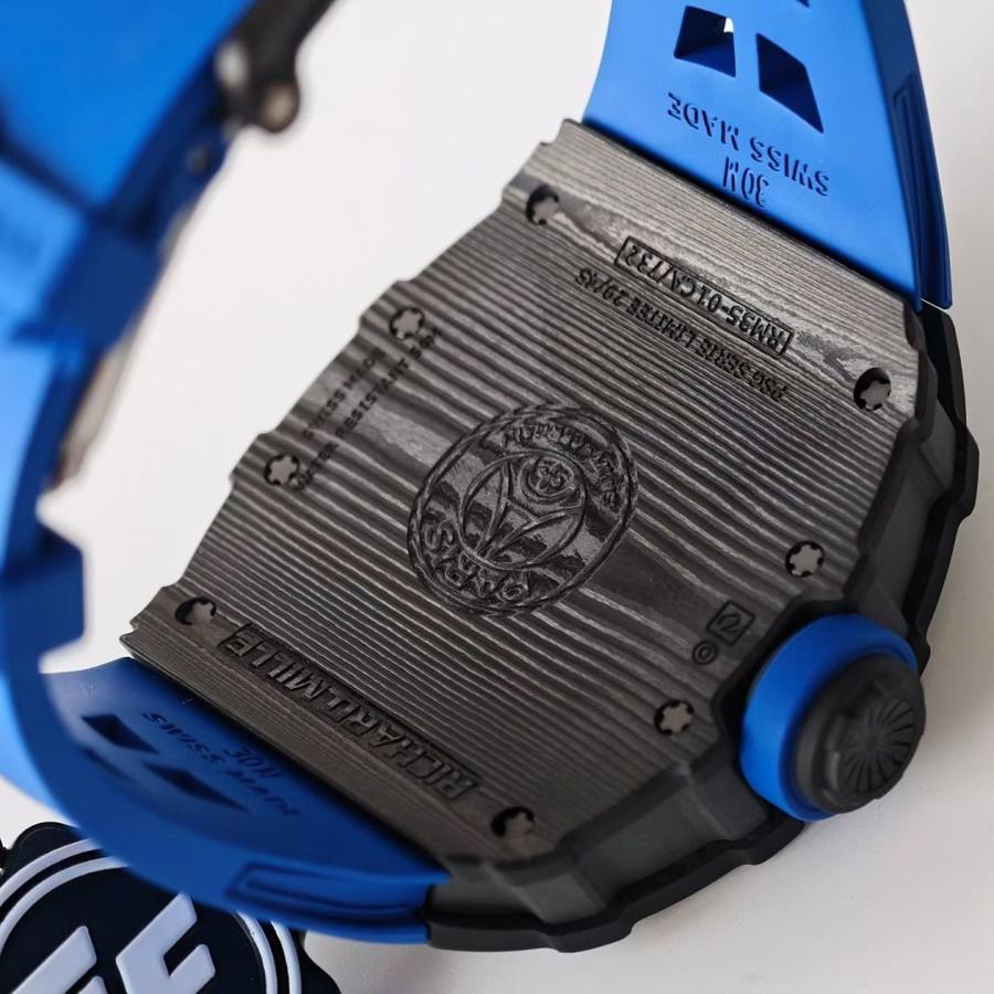 Orologio replica: Richard Mille RM 35-01, carbonio, Paris Saint-Germain PSG Special, edizione, ZF 49,94 mm X 44,5 mm — di qualità – Foto 8