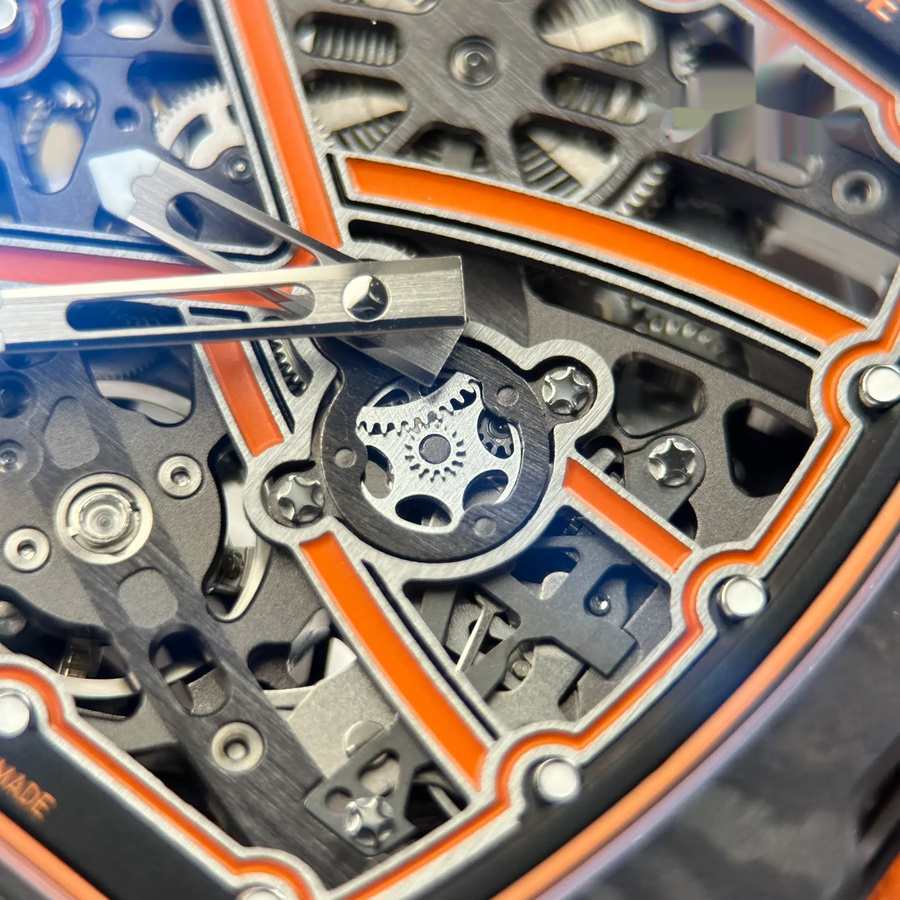 Orologio replica: Richard Mille RM 67-02 McLaren Lando Norris, ultrapiatto, nero, Carbon TPT 38.7 X 47,52 mm — straordinario – Foto 9