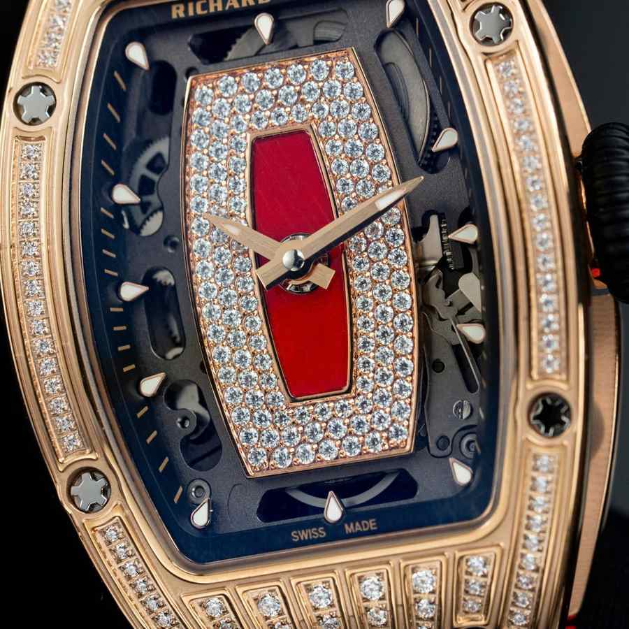 Orologio replica: Richard Mille RM 07-01, oro rosa, con, con pietre incastonate, Jasper, quadrante, ZF 45.32 X 32,3 mm — straordinario – Foto 5