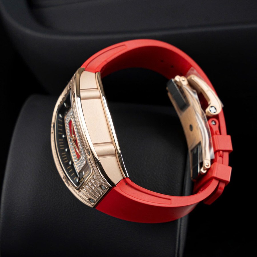 Orologio replica: Richard Mille RM 07-01, oro rosa, con, con pietre incastonate, Jasper, quadrante, ZF 45.32 X 32,3 mm — straordinario – Foto 7