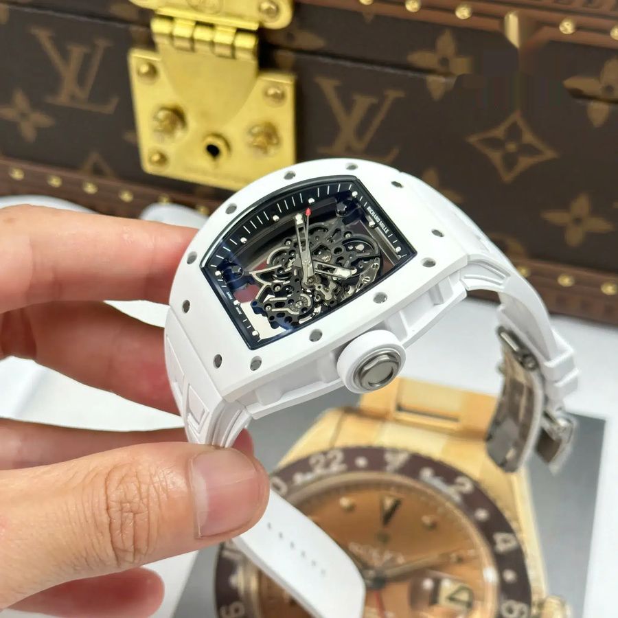 Orologio replica: Richard Mille RM 055, ceramica bianca, ZF 42,7 mm — d’eccellenza – Foto 3