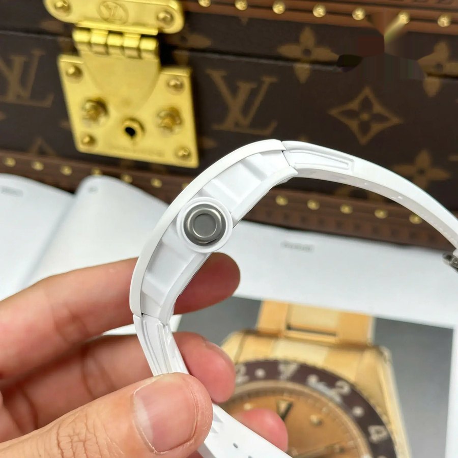 Orologio replica: Richard Mille RM 055, ceramica bianca, ZF 42,7 mm — d’eccellenza – Foto 8