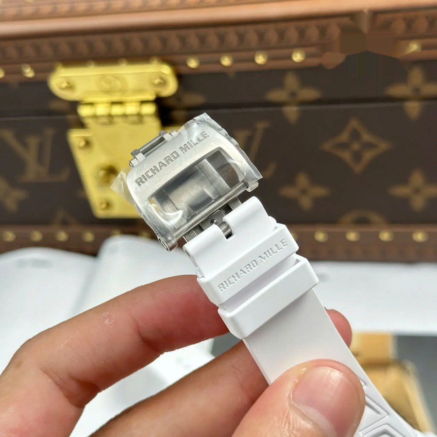 Orologio replica: Richard Mille RM 055, ceramica bianca, ZF 42,7 mm — d’eccellenza – Foto 11