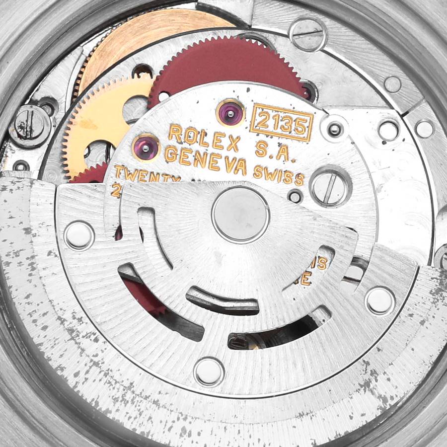 Orologio replica da donna: Rolex Datejust, quadrante con motivo tapisserie, acciaio e oro giallo, 69173 — molto ricercato – Foto 5