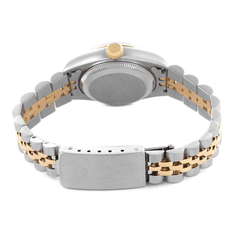 Orologio replica da donna: Rolex Datejust, quadrante con motivo tapisserie, acciaio e oro giallo, 69173 — molto ricercato – Foto 6