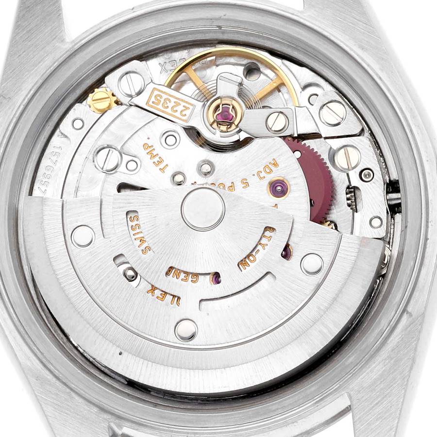Orologio replica da donna: Rolex Datejust, acciaio e oro bianco, argentato, quadrante con diamanti, 79174 — incantevole – Foto 5