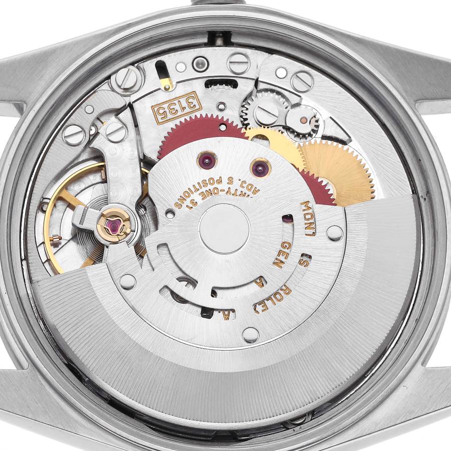 Orologio replica da uomo: Rolex Date, quadrante nero, lunetta liscia, acciaio, 15200 — finemente realizzato – Foto 6