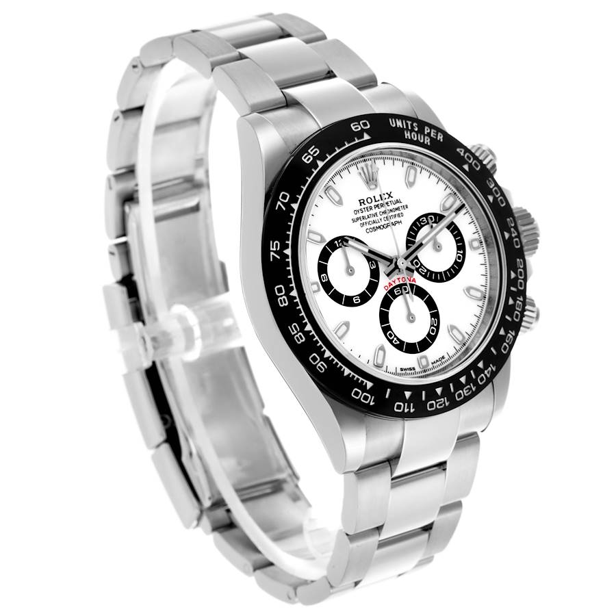 Orologio replica da uomo: Rolex Daytona, lunetta in ceramica, quadrante Panda bianco, acciaio, 116500 — durevole – Foto 3