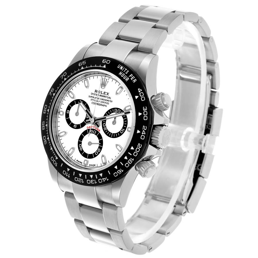 Orologio replica da uomo: Rolex Daytona, lunetta in ceramica, quadrante Panda bianco, acciaio, 116500 — durevole – Foto 4