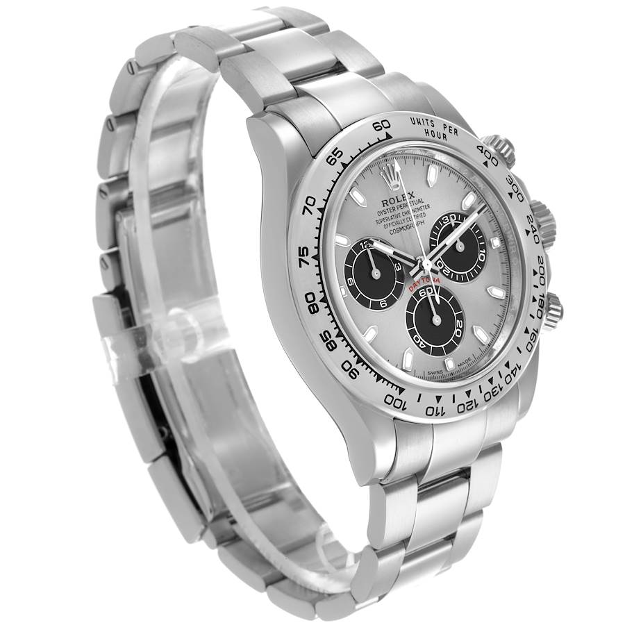 Orologio replica da uomo: Rolex Daytona, oro bianco, quadrante argentato, 116509 — squisito – Foto 3