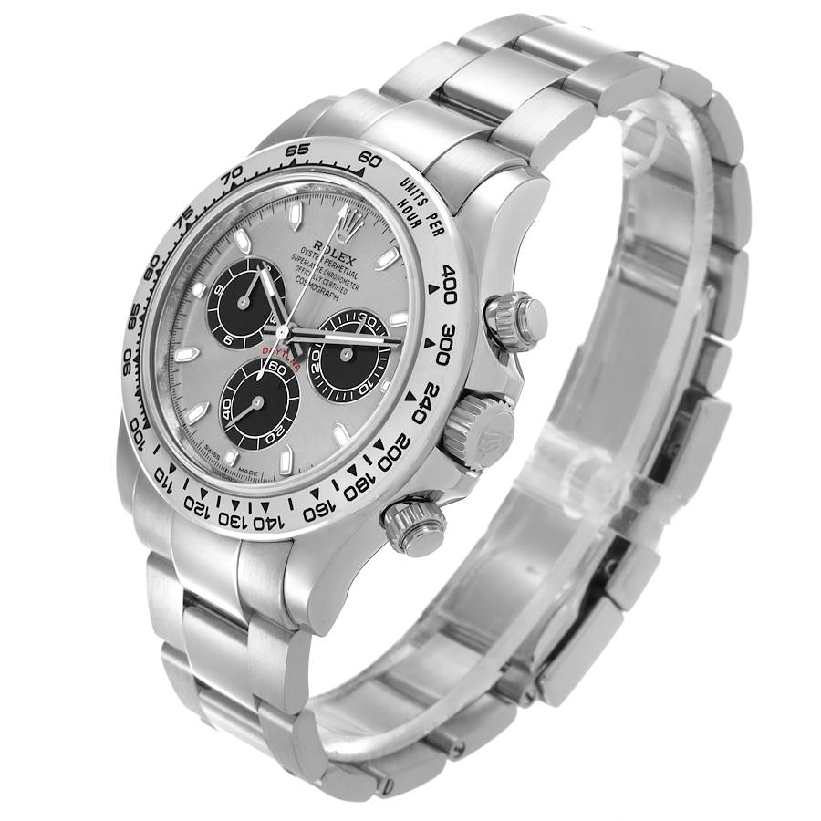Orologio replica da uomo: Rolex Daytona, oro bianco, quadrante argentato, 116509 — squisito – Foto 4