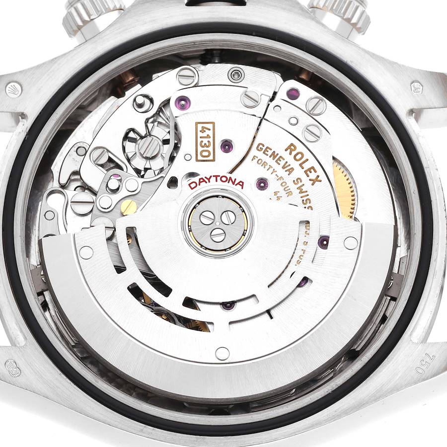 Orologio replica da uomo: Rolex Daytona, oro bianco, quadrante argentato, 116509 — squisito – Foto 6