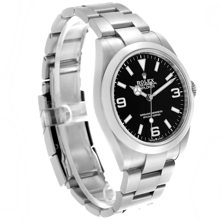 Orologio replica da uomo: Rolex Explorer I 40 mm, quadrante nero, acciaio, 224270 — direttamente dal produttore – Foto 3