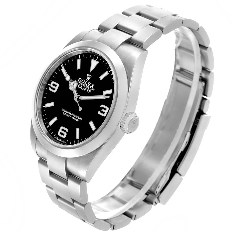 Orologio replica da uomo: Rolex Explorer I 40 mm, quadrante nero, acciaio, 224270 — direttamente dal produttore – Foto 4