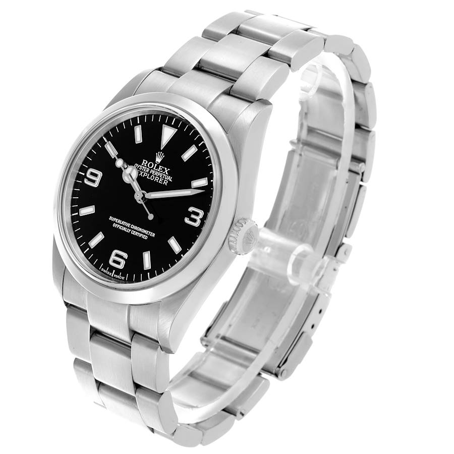 Orologio replica da uomo: Rolex Explorer I, quadrante nero, acciaio, 114270 — elegante – Foto 4