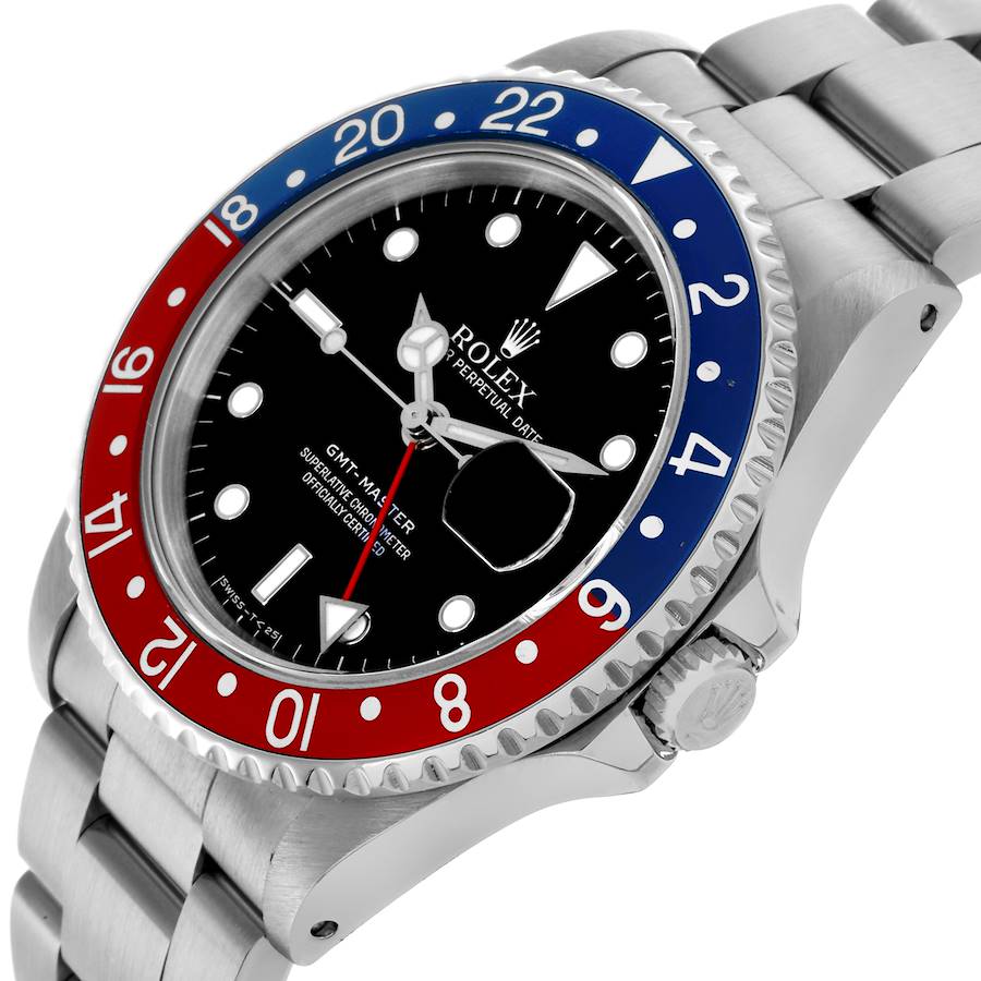 Orologio replica da uomo: Rolex GMT Master, blu e rosso, Pepsi, lunetta, acciaio, 16700 — prestigioso – Foto 5