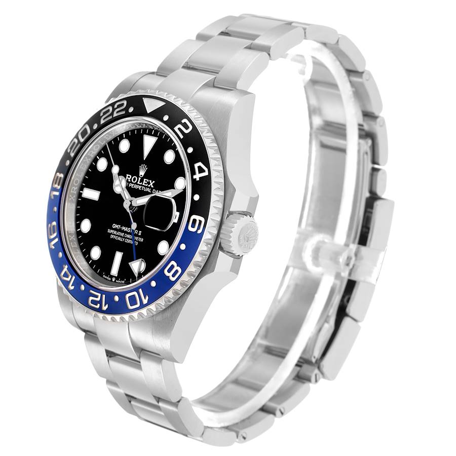 Orologio replica da uomo: Rolex GMT Master II Batgirl, lunetta, acciaio, automatico, 126710 — speciale – Foto 4