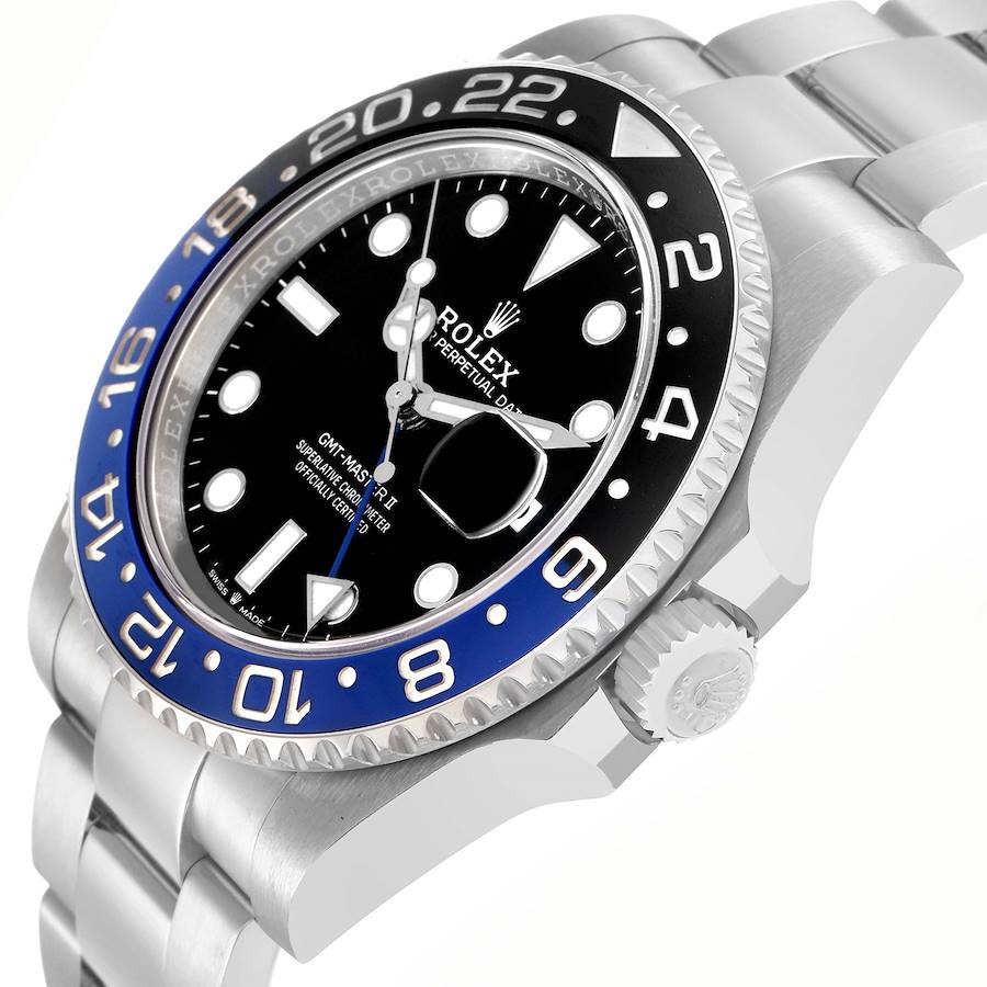 Orologio replica da uomo: Rolex GMT Master II Batgirl, lunetta, acciaio, automatico, 126710 — speciale – Foto 5