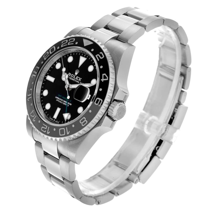 Orologio replica da uomo: Rolex GMT Master II, nero e grigio, Bruce Wayne, lunetta, acciaio, 126710 — di lusso – Foto 4