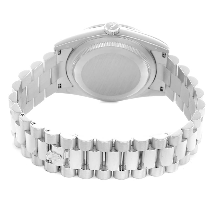 Orologio replica: Rolex President Day-Date, platino, diamanti, quadrante in meteorite, 118346 — eccezionale – Foto 6