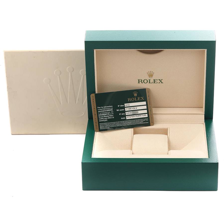 Orologio replica da uomo: Rolex Submariner Hulk, quadrante verde, lunetta, acciaio, 116610LV — accessibile – Foto 8