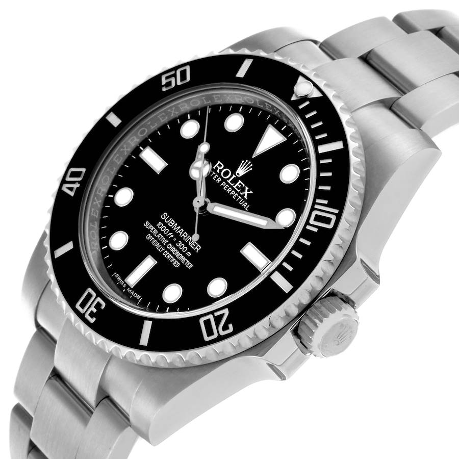 Orologio replica da uomo: Rolex Submariner, senza data, lunetta in ceramica, acciaio, 114060 — lussuoso – Foto 5