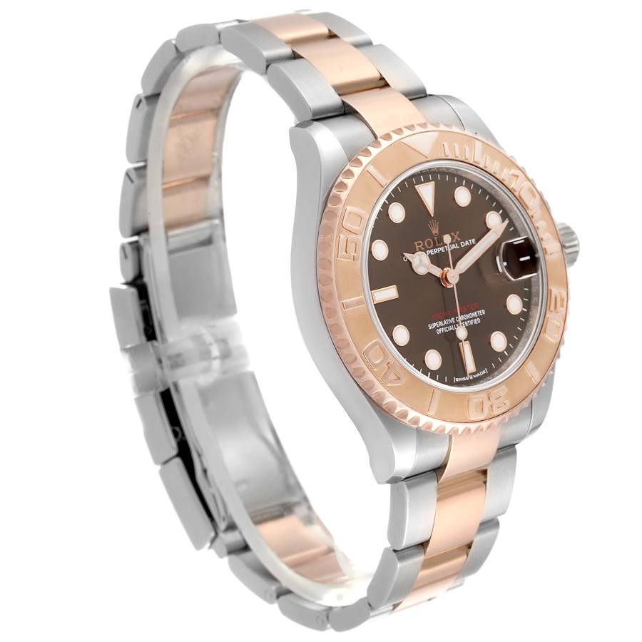 Orologio replica da uomo: Rolex Yachtmaster 37, misura intermedia, acciaio e oro rosa, 268621 — elegante – Foto 3