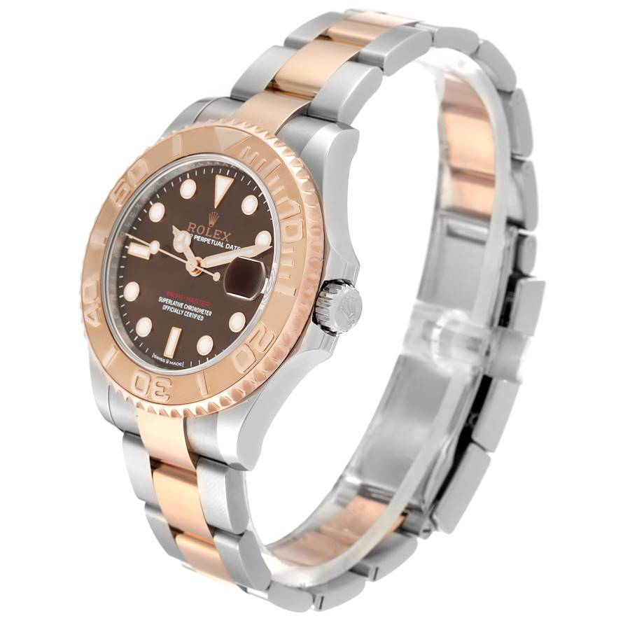 Orologio replica da uomo: Rolex Yachtmaster 37, misura intermedia, acciaio e oro rosa, 268621 — elegante – Foto 4