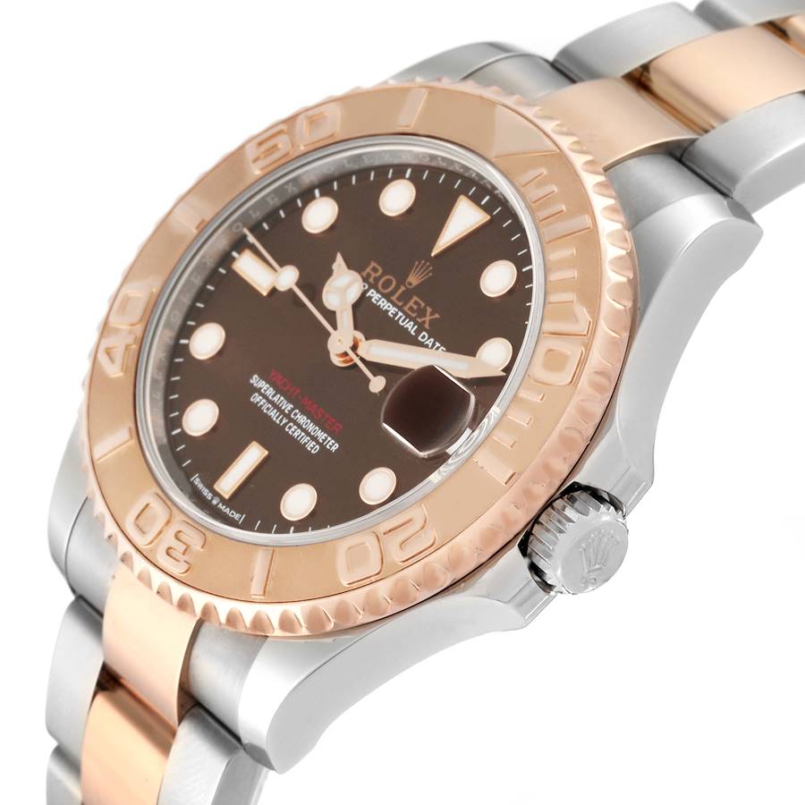Orologio replica da uomo: Rolex Yachtmaster 37, misura intermedia, acciaio e oro rosa, 268621 — elegante – Foto 5