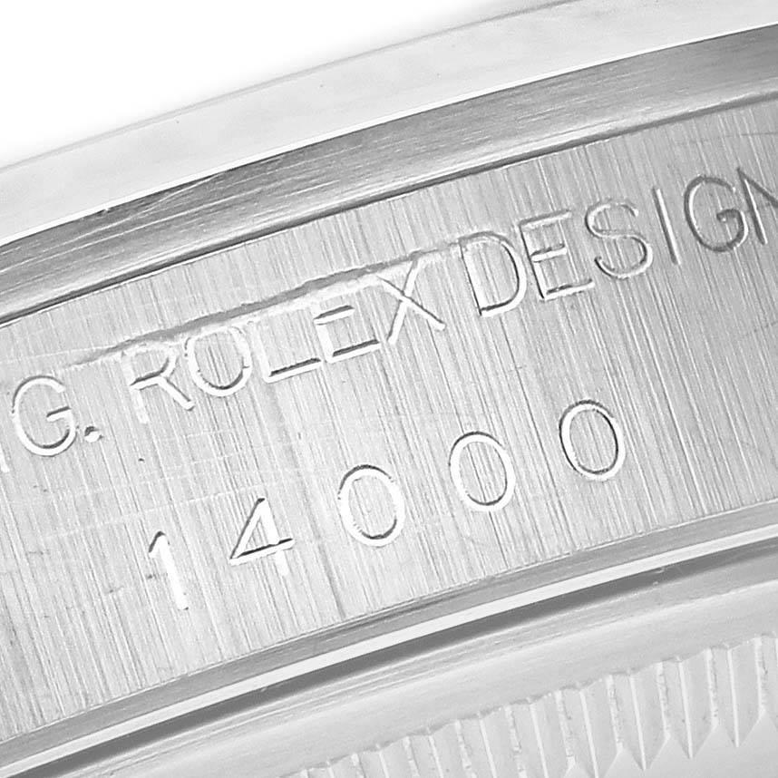 Orologio replica da uomo: Rolex Air King, quadrante argentato, lunetta liscia, acciaio, 14000 — da scoprire – Foto 6