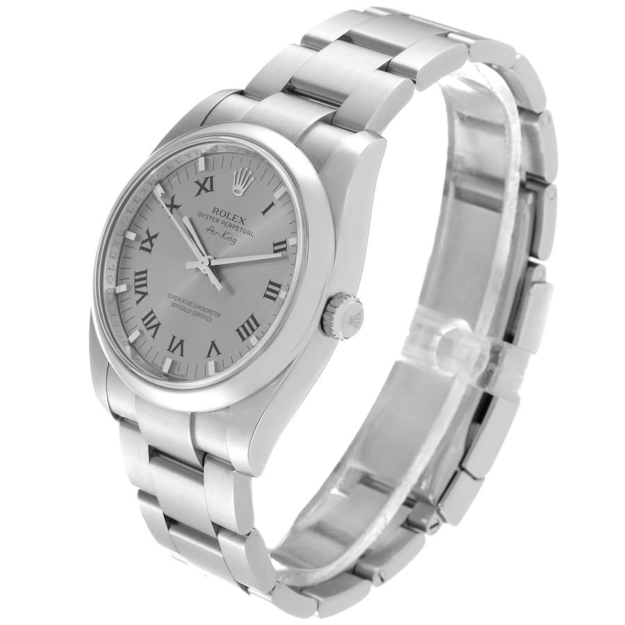 Orologio replica da uomo: Rolex Air King, quadrante argentato, acciaio inossidabile, 114200 — tra i preferiti dei clienti – Foto 4