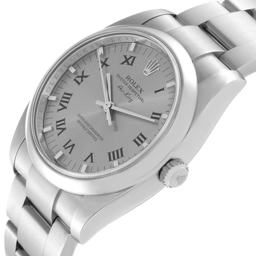 Orologio replica da uomo: Rolex Air King, quadrante argentato, acciaio inossidabile, 114200 — tra i preferiti dei clienti – Foto 5