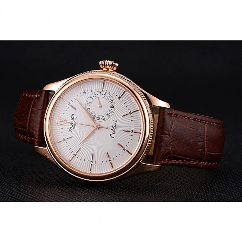 Orologio replica: Rolex Cellini 38 mm, quadrante bianco — preciso – Foto 3
