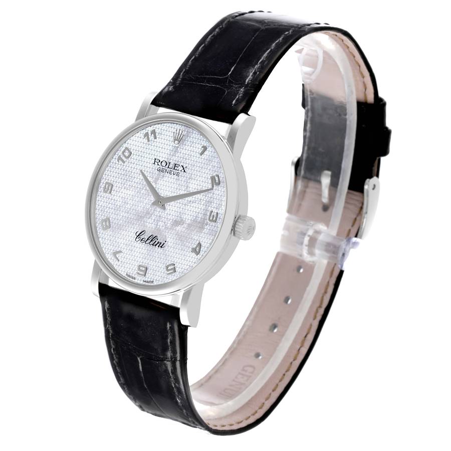 Orologio replica da uomo: Rolex Cellini Classic, oro bianco, quadrante in madreperla, 5115 — premium – Foto 4