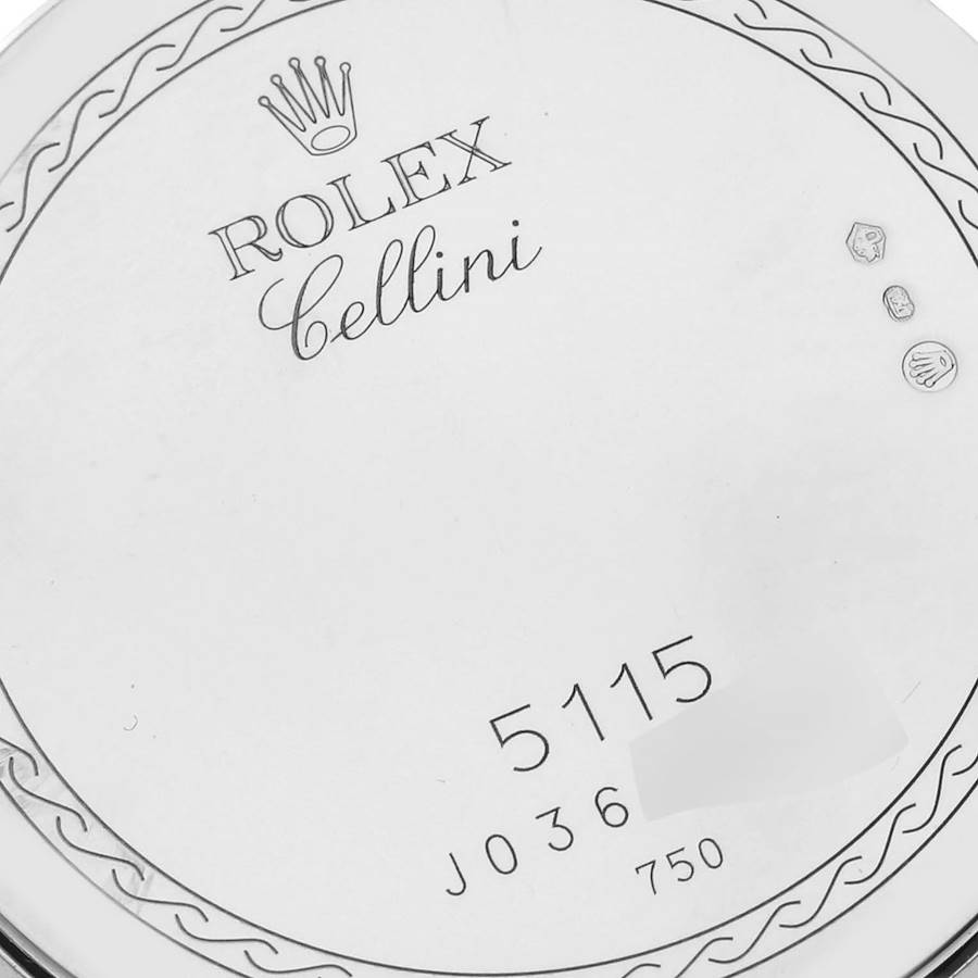 Orologio replica da uomo: Rolex Cellini Classic, oro bianco, quadrante in madreperla, 5115 — premium – Foto 6