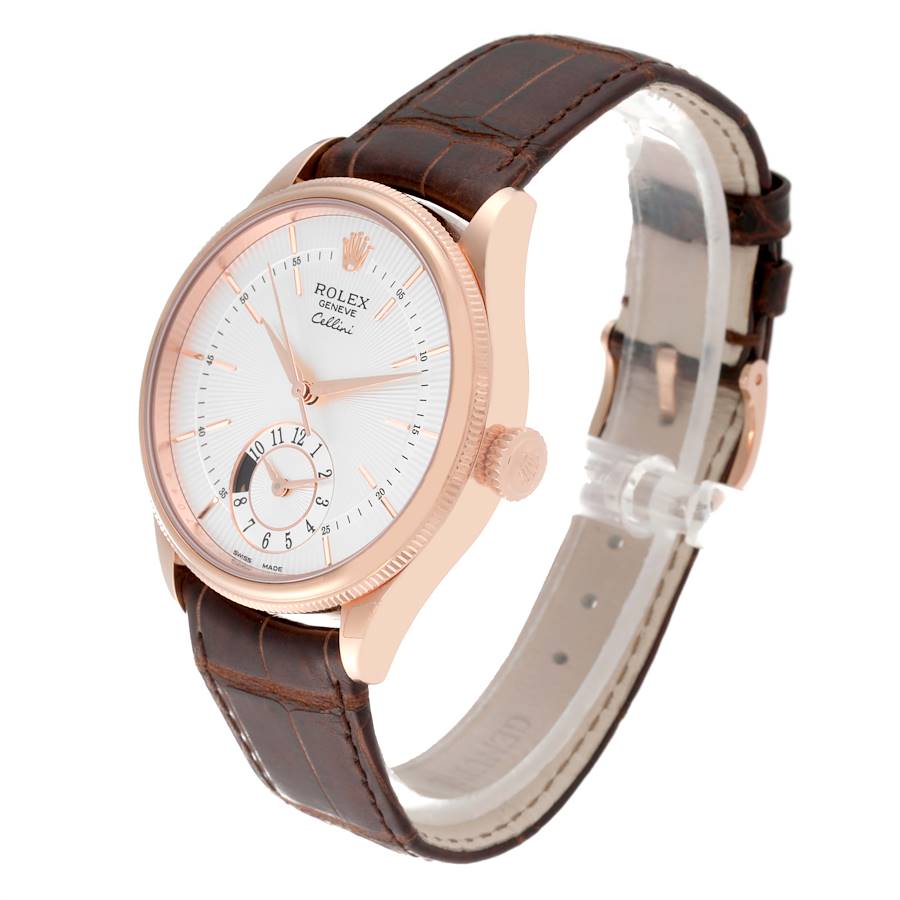 Orologio replica da uomo: Rolex Cellini, doppio fuso orario, Everose, oro rosa, automatico, 50525 — che cattura lo sguardo – Foto 4