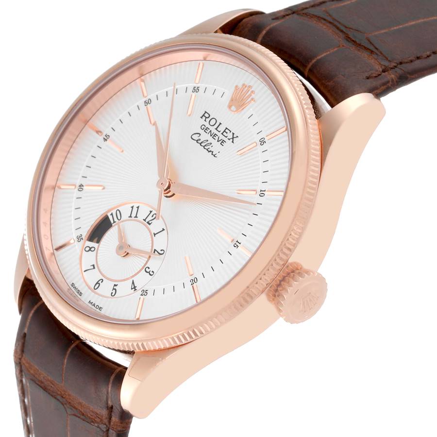 Orologio replica da uomo: Rolex Cellini, doppio fuso orario, Everose, oro rosa, automatico, 50525 — che cattura lo sguardo – Foto 5