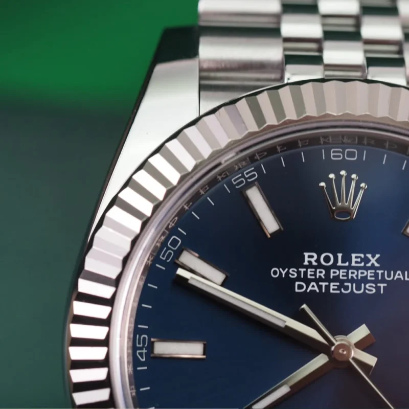 Orologio replica: Rolex Datejust 41 mm, quadrante blu — elegante – Foto 5