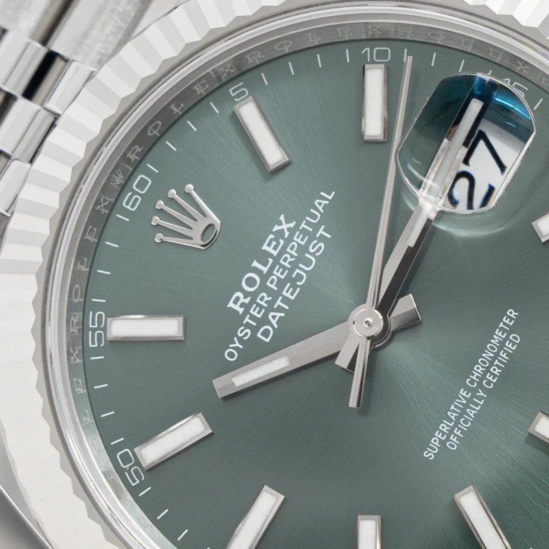Orologio replica: Rolex Datejust 41 mm, quadrante verde — unico – Foto 6