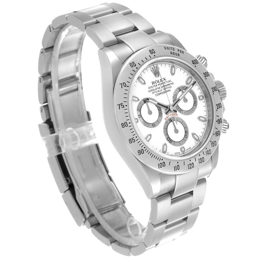 Orologio replica da uomo: Rolex Daytona Cosmograph, quadrante bianco, acciaio, 116520 — attuale – Foto 3