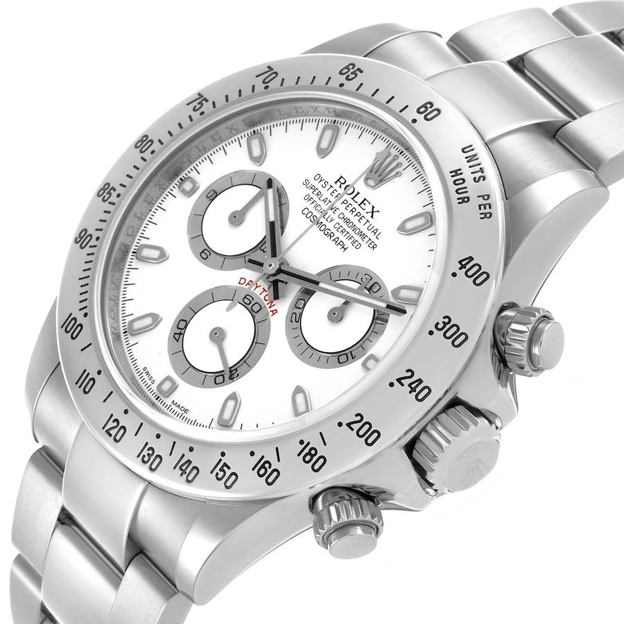 Orologio replica da uomo: Rolex Daytona Cosmograph, quadrante bianco, acciaio, 116520 — attuale – Foto 5