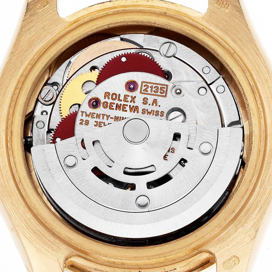 Orologio replica da donna: Rolex Pearlmaster Datejust, oro giallo, diamanti, 69298 — eccellente – Foto 5