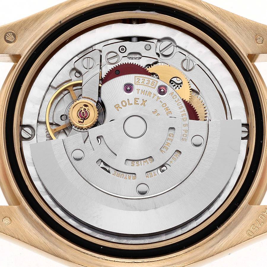 Orologio replica: Rolex President Datejust 31, misura intermedia, oro giallo, diamanti, 278278 — eccezionale – Foto 6