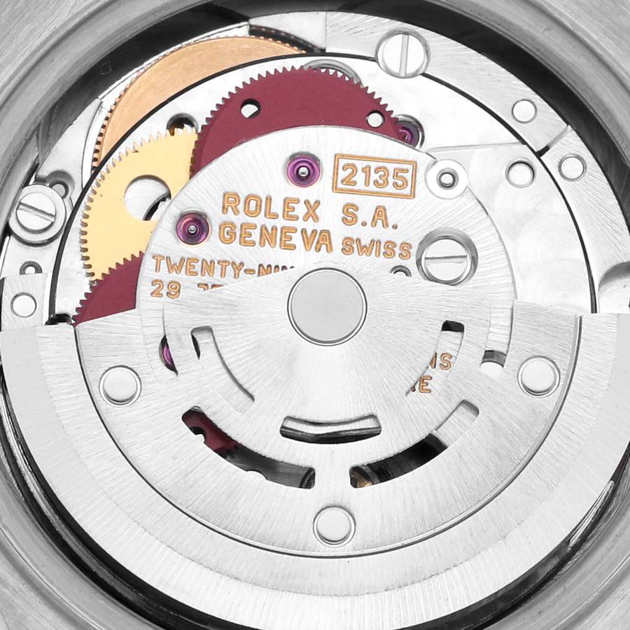 Orologio replica: Rolex President Datejust, oro bianco, finitura a corteccia, diamanti, 69279 — prezioso – Foto 5